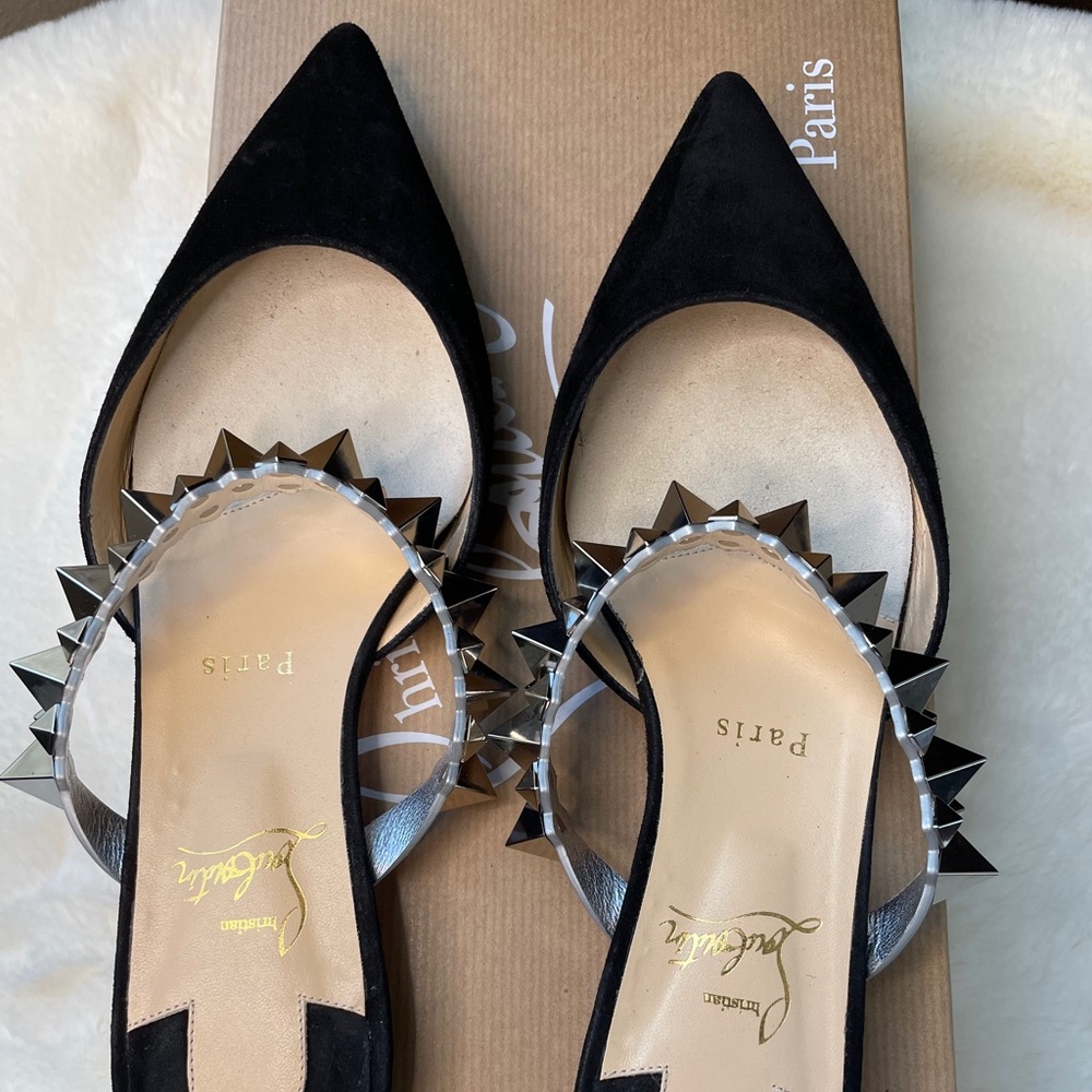 Christian Louboutin Planet Choc Flats, 37.5